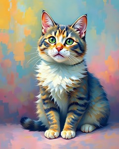 Pastel Cat 32