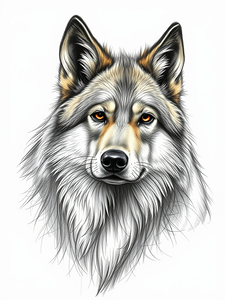 Portrait of the wolf 4