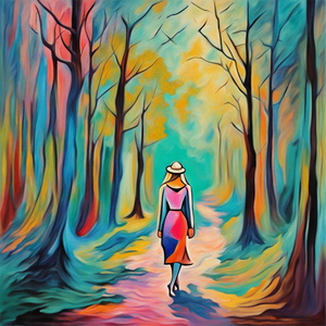 Walking through the forest 15