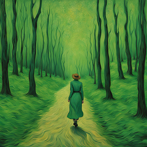 Walking through the forest 16