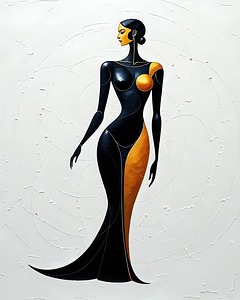 A stylized figure 28