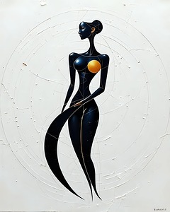 A stylized figure 26