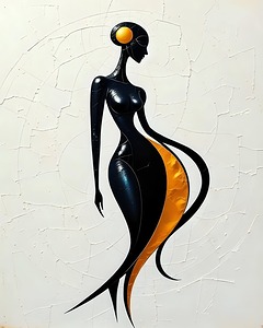 A stylized figure 24