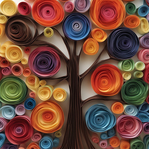 Colorful Paper Tree 14