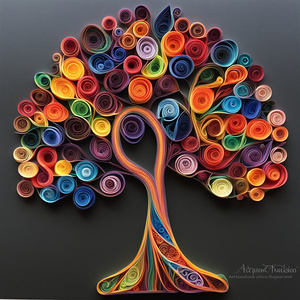 Colorful Paper Tree 19
