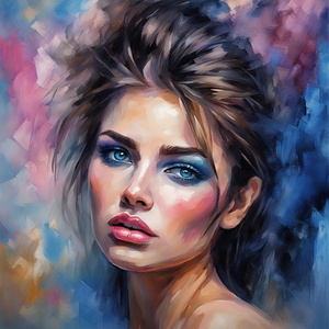 Painted Portrait 28
