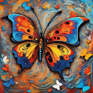 Vivid Butterfly Art 2