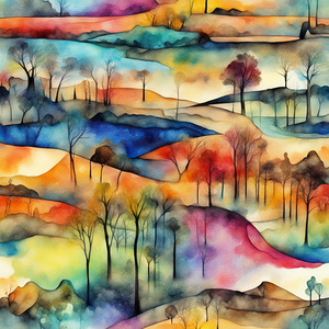 Whimsical Forest Scenery 4