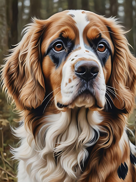 Dog portrait 2 Print