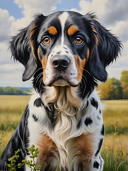 Dog portrait 3 Print