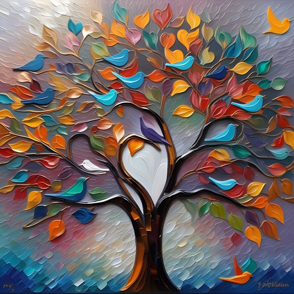 Artistic Tree of Life 77 Print