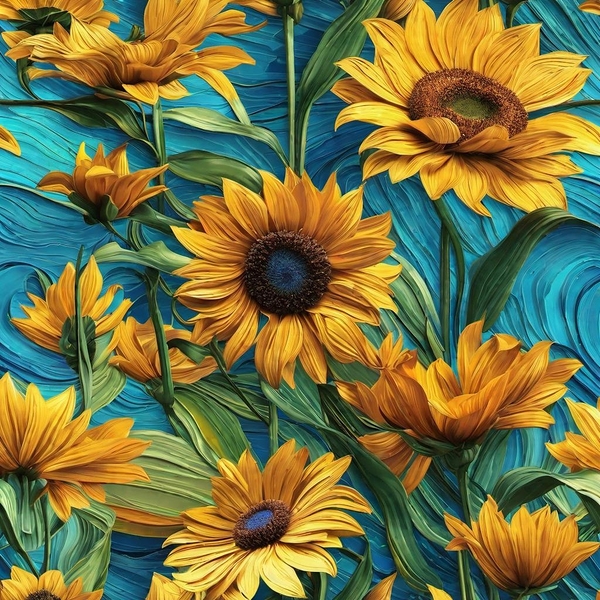 Colorful Floral Art 20 Print