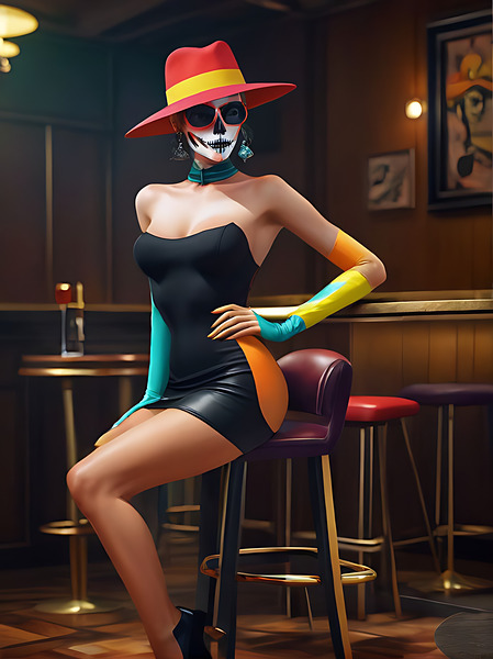 Fashionable Undead 3 Print