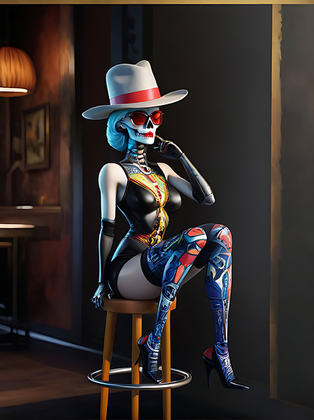 Fashionable Undead 6 Print