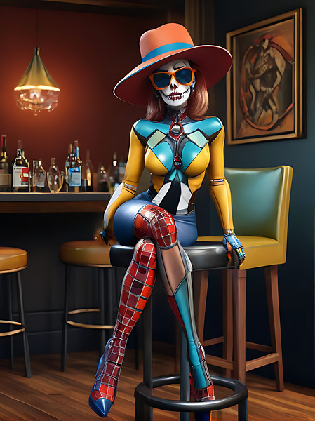 Fashionable Undead 7 Print