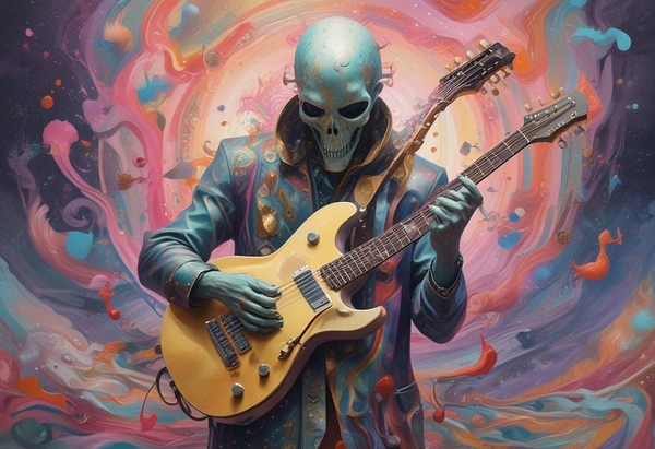 Guitar Ghost 27 Print