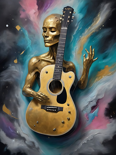 Guitar Ghost 8 Print