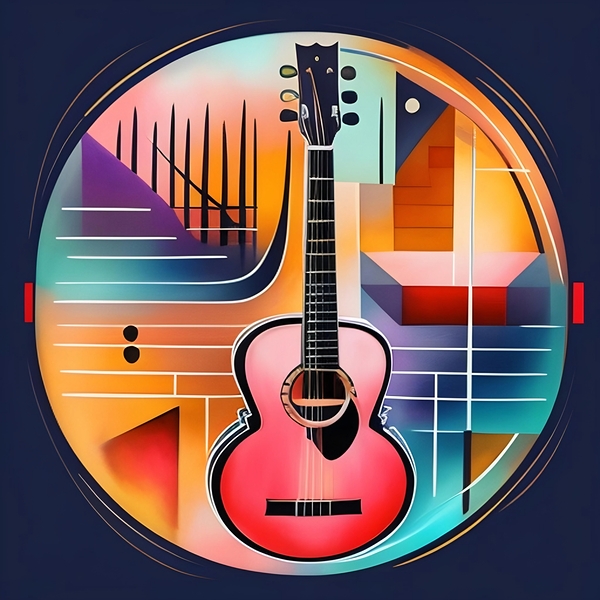 Musical Mosaic 50 Print