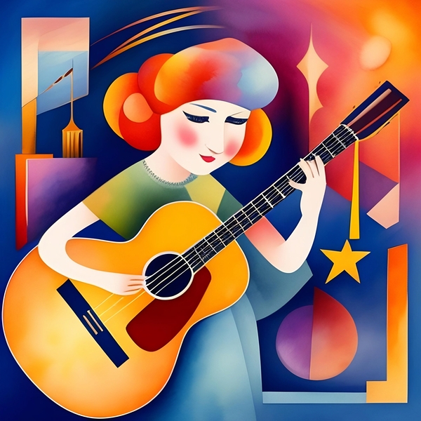 Musical Mosaic 51 Print