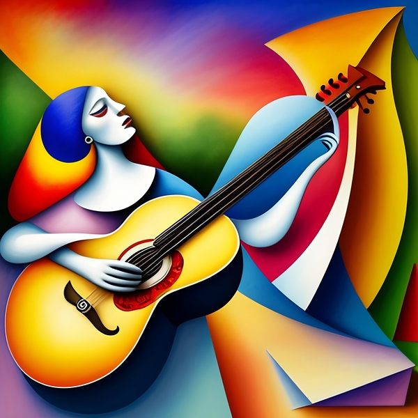 Musical Mosaic 6 Print