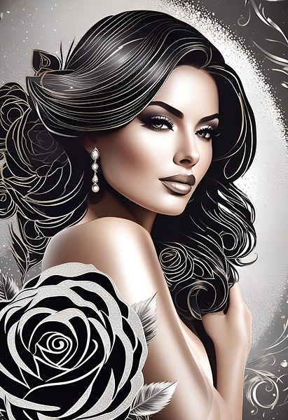 Rose of Elegance 10 Print