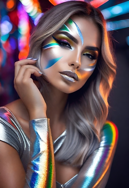 The World of Face Art 75 Print