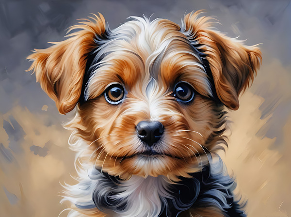 Yorkshire puppy 3 Print