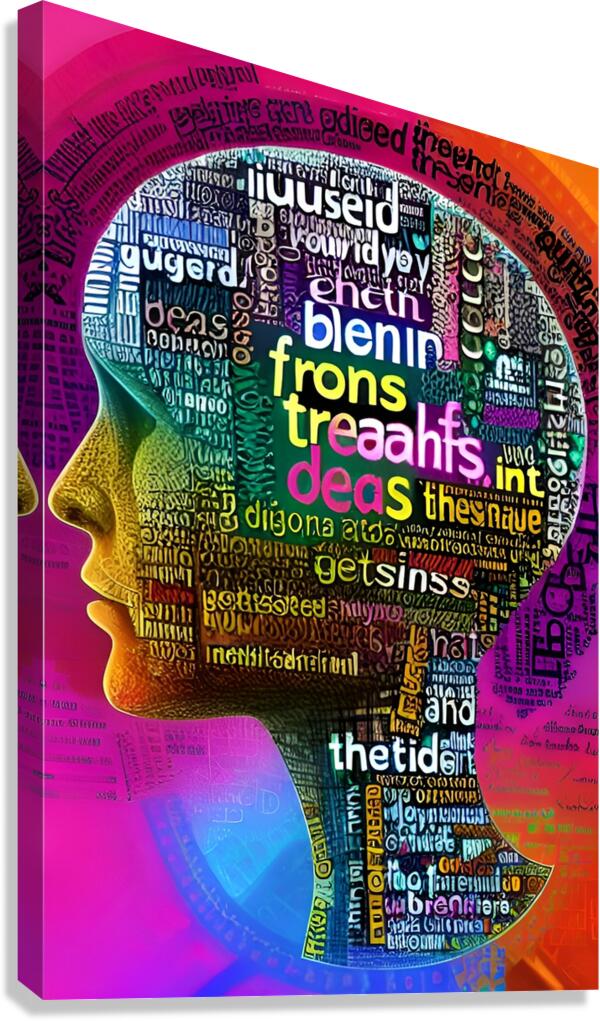 The Art of the Mind 71 Canvas Print