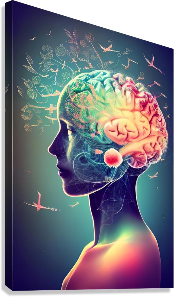The Art of the Mind 70 Canvas Print