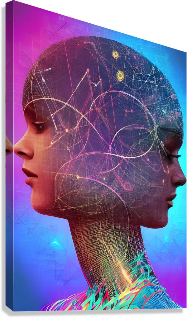 The Art of the Mind 83 Canvas Print