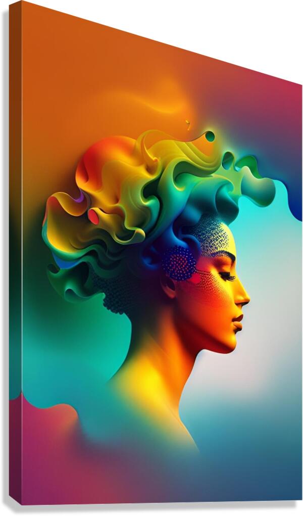 The Art of the Mind 95 Canvas Print