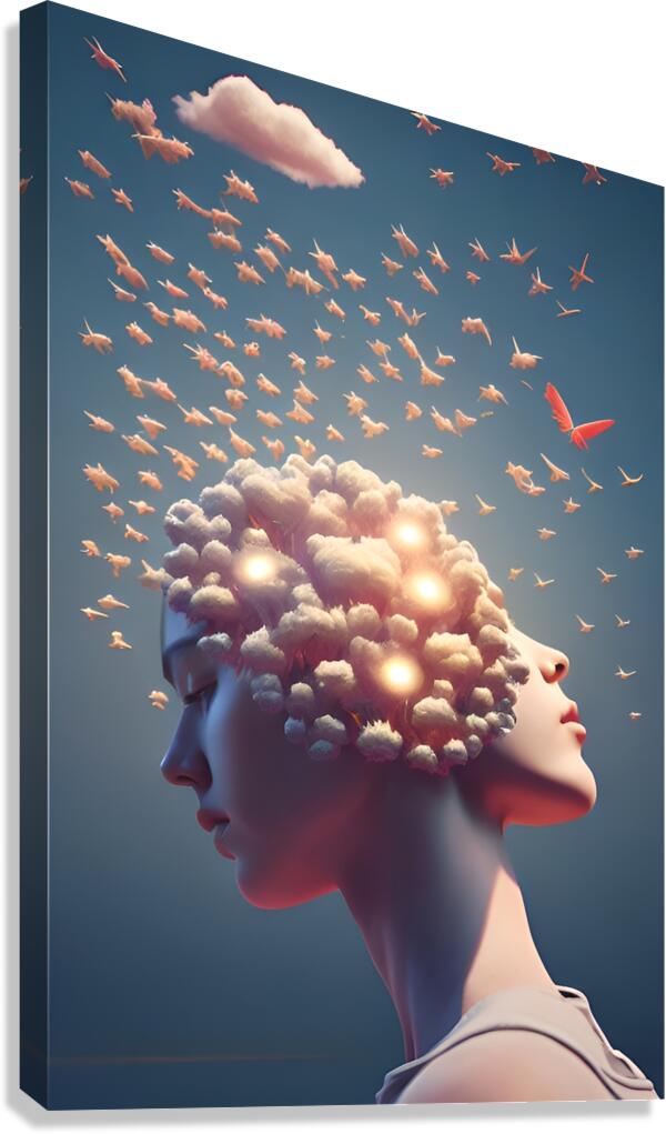 The Art of the Mind 90 Canvas Print