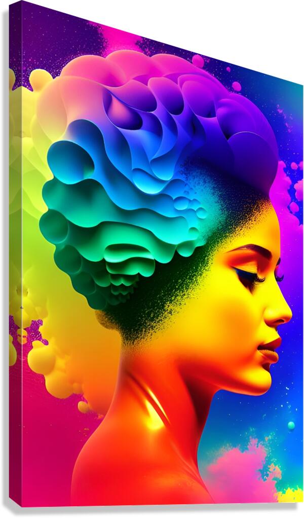 The Art of the Mind 124 Canvas Print