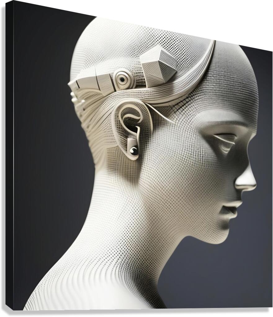 Faceless Expression 5 Canvas Print