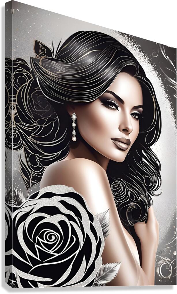 Rose of Elegance 10 Canvas Print