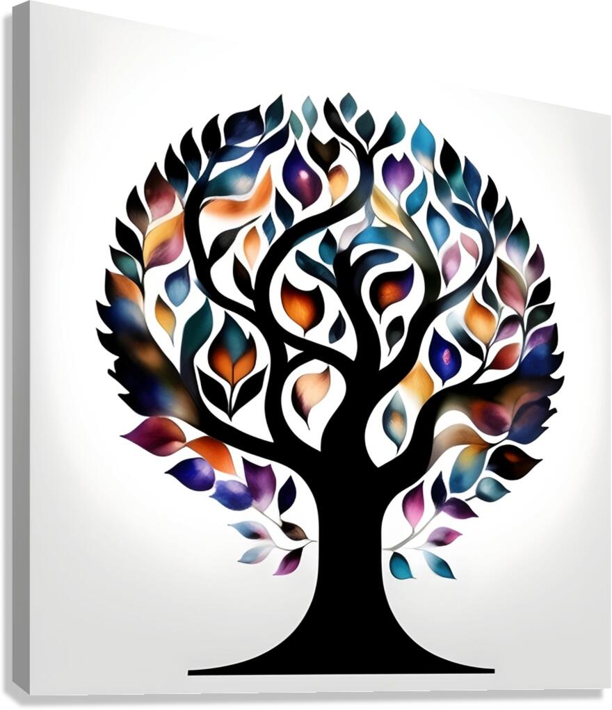 Artistic Tree of Life 16 Canvas Print