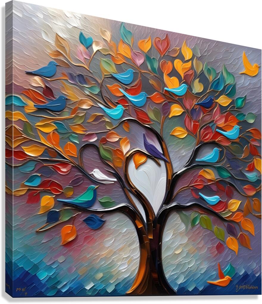 Artistic Tree of Life 77 Canvas Print