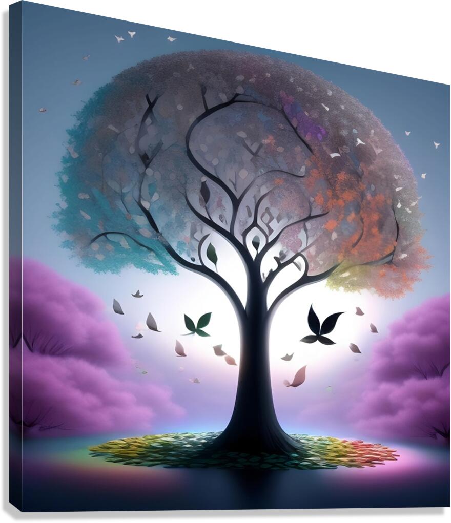 Artistic Tree of Life 35 Canvas Print