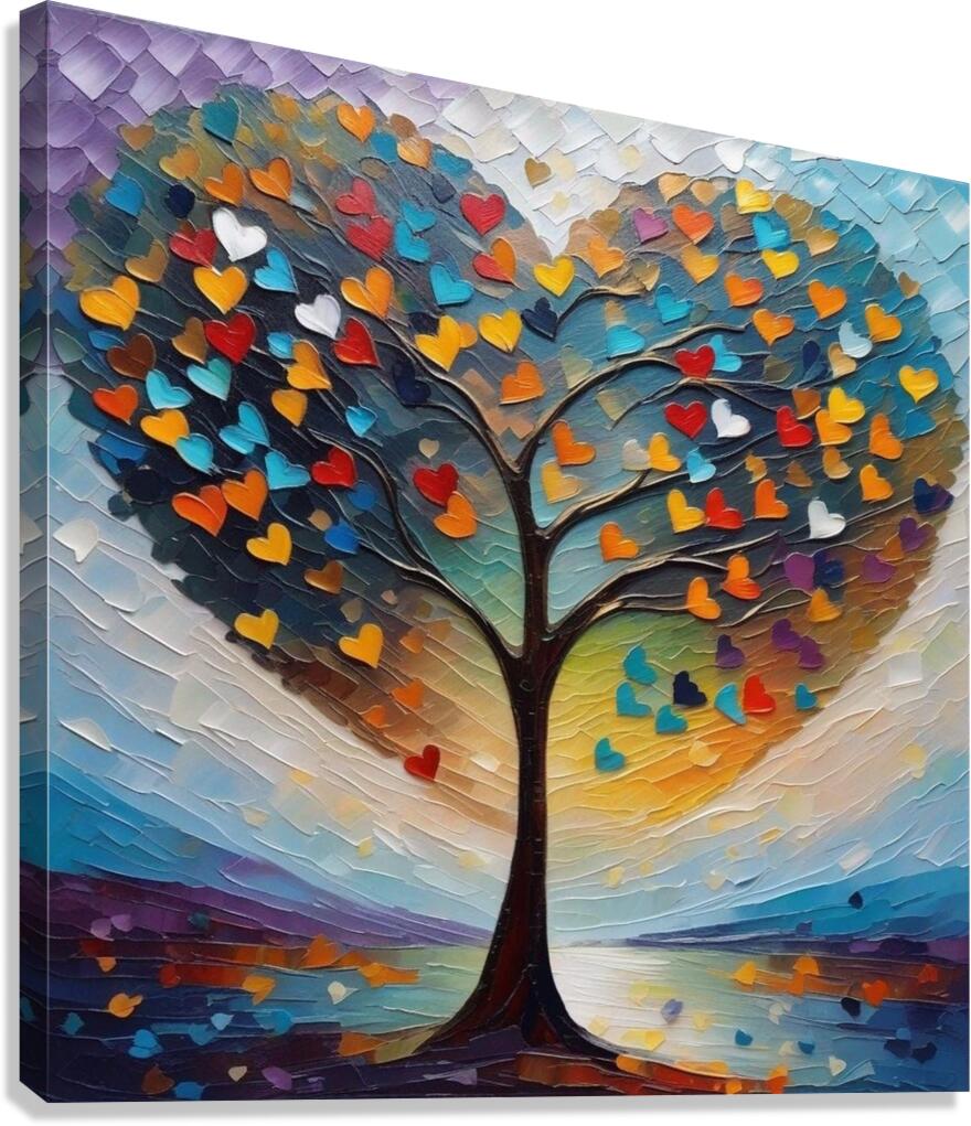 Artistic Tree of Life 74 Canvas Print
