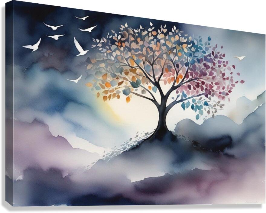 Artistic Tree of Life 63 Canvas Print