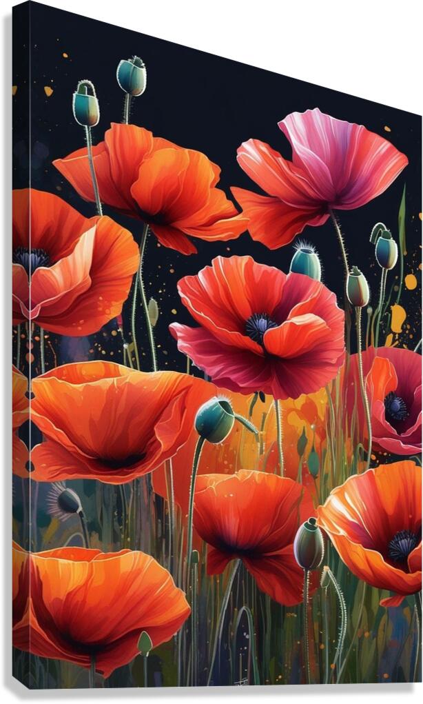Floral Spectrum 12 Canvas Print