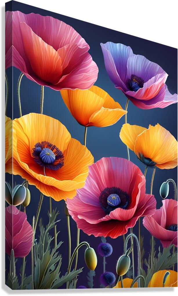 Floral Spectrum 5 Canvas Print
