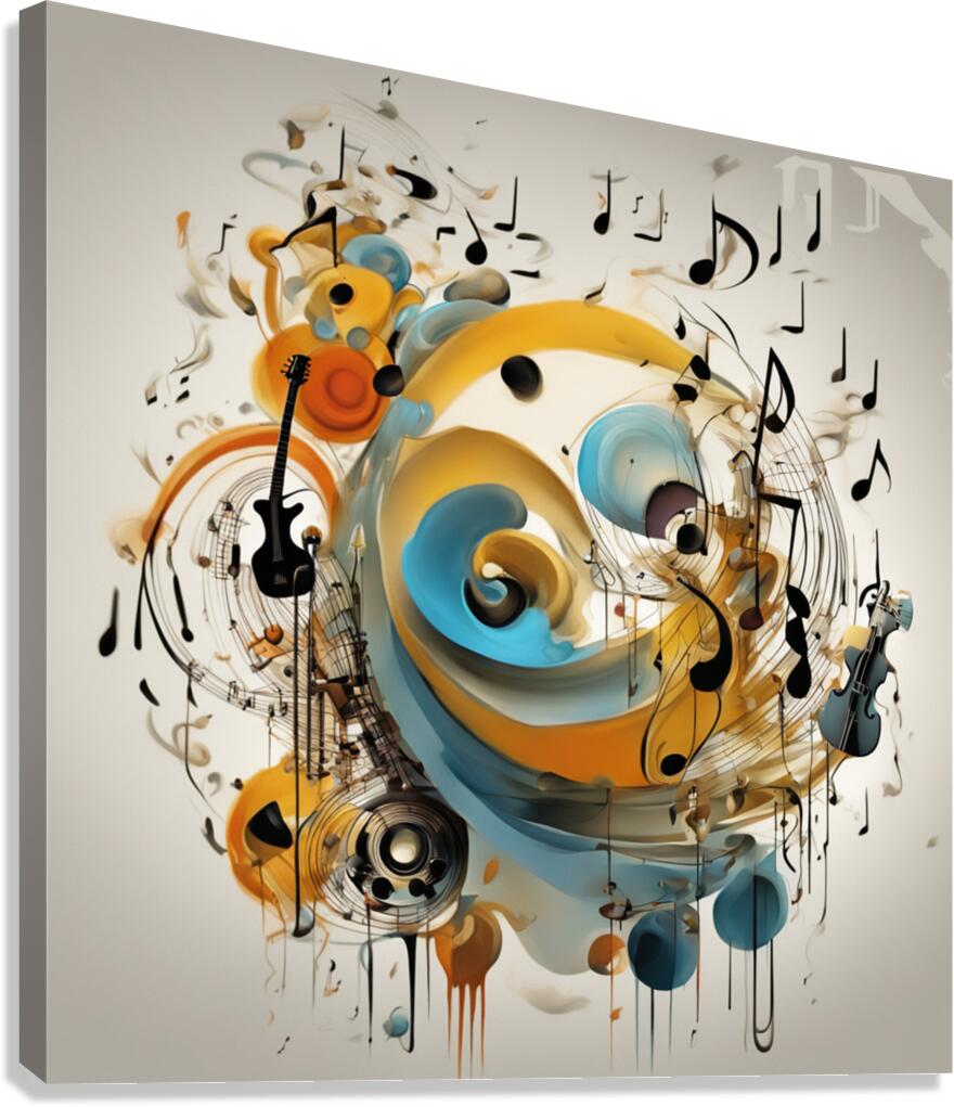 Rhythmic expression 55 Canvas Print