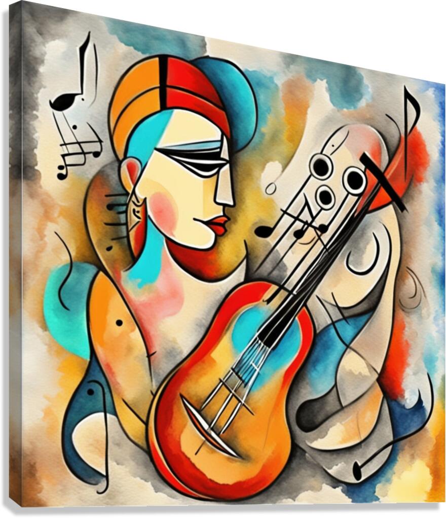 Rhythmic expression Canvas Print