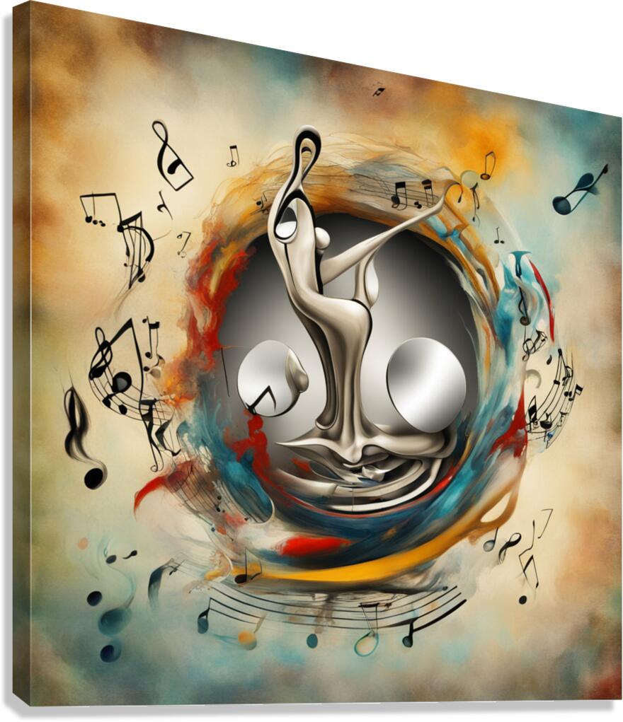 Rhythmic expression 51 Canvas Print