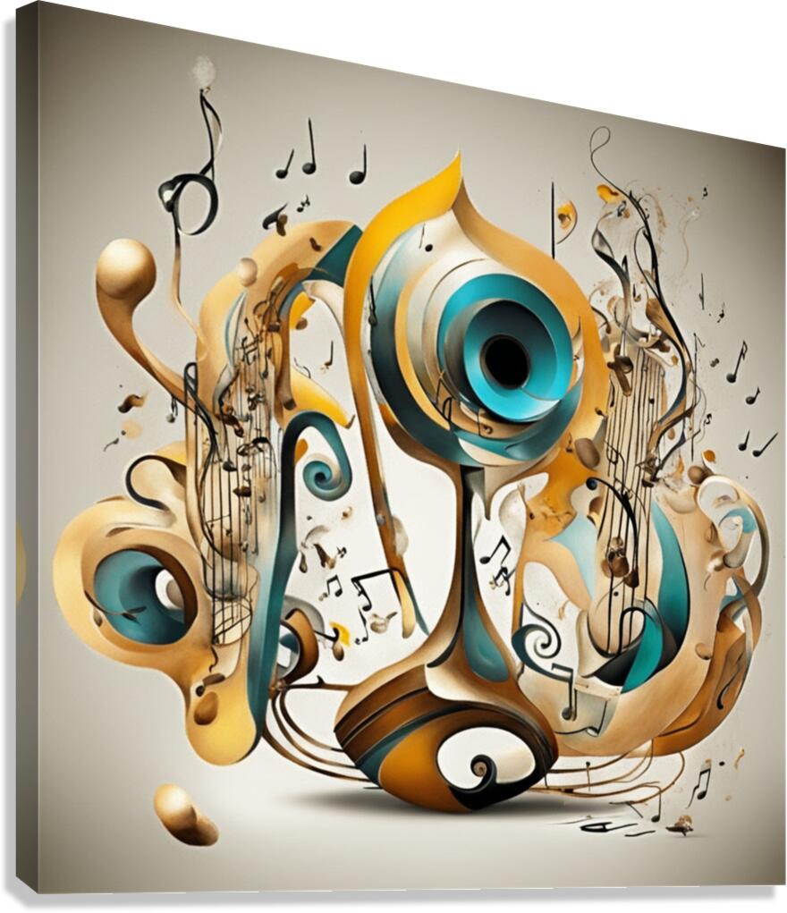 Rhythmic expression 71 Canvas Print