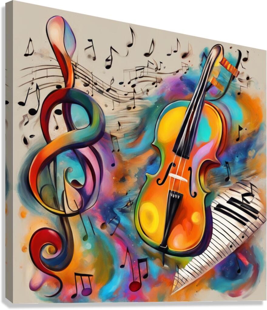 Rhythmic expression 70 Canvas Print