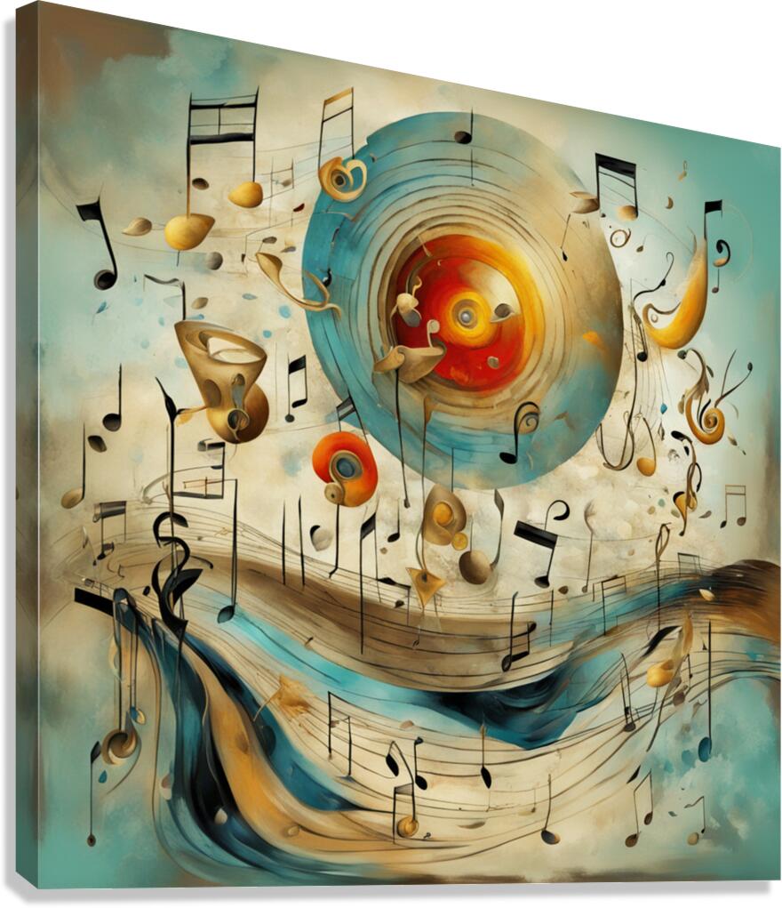 Rhythmic expression 74 Canvas Print