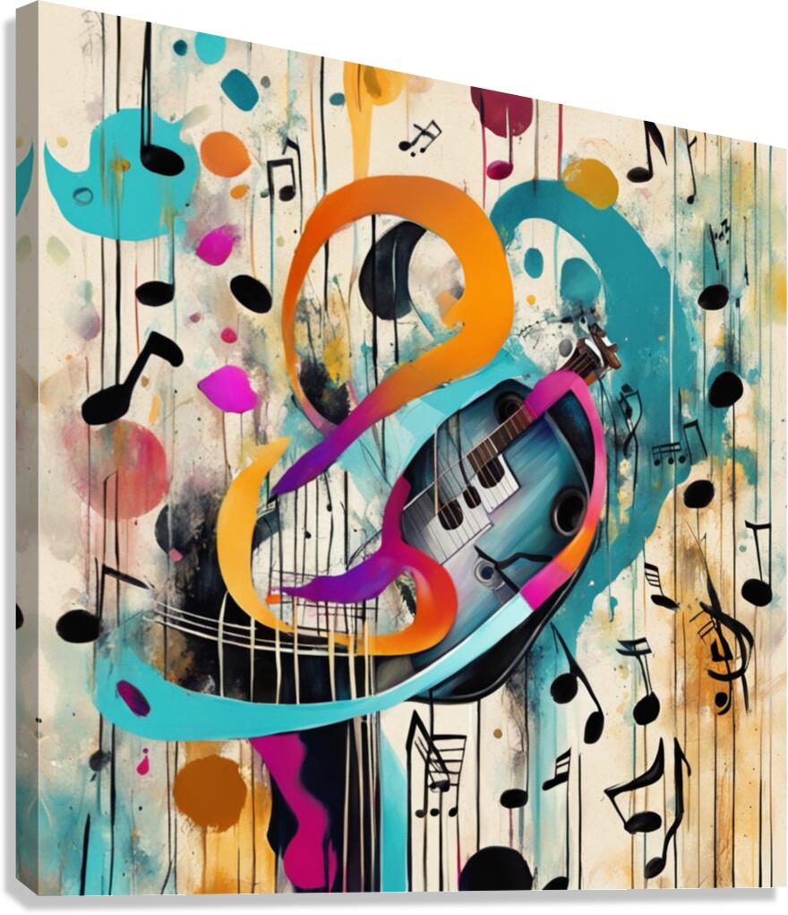 Rhythmic expression 128 Canvas Print