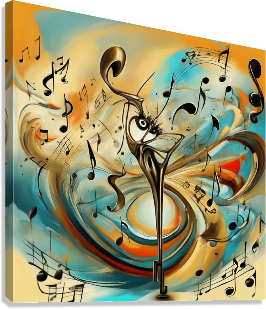 Rhythmic expression 91 Canvas Print